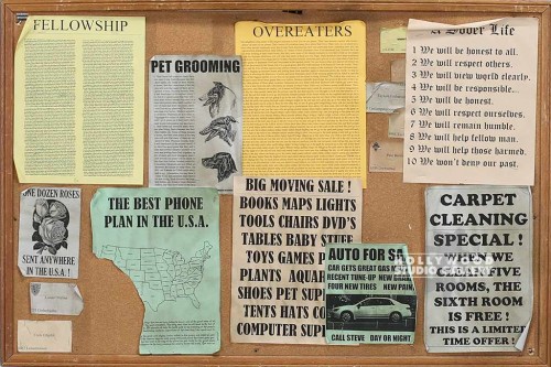 2X3 WOOD FRAME BULLETIN BOARD