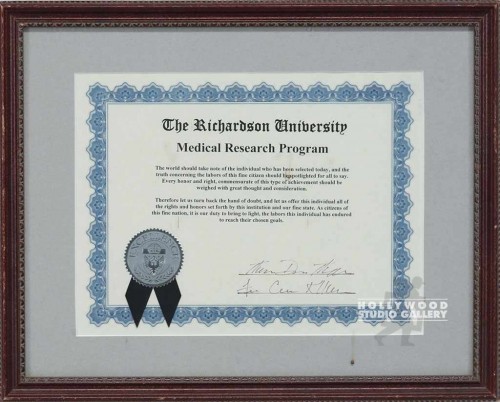 12X15 THE RICHARDSON UNIVERSITY/CER