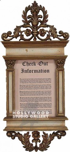 17x7 CHECK-OUT INFO