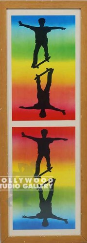 14X38 JJ/MULTI-COLOR SK8 BOARD/MAN