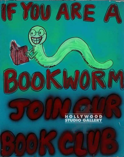 40X32 BOOKWORM BOOKCLUB/UNFRMD PSTR