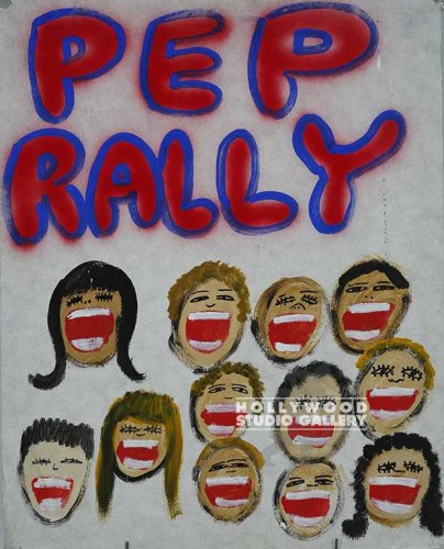 40X32 PEP RALLY/FACES/UNFRMD PSTR