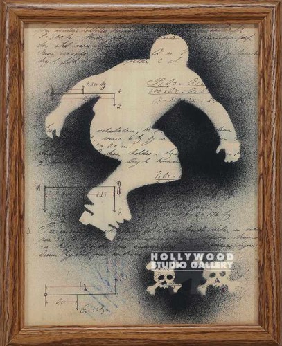 16X13SKATEBOARDER/SKULLS/LETTERS/JJ