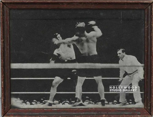 8x10 B/W Boxing Photograph