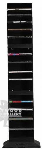 29" PLASTIC/BLACK/ CD SHELVE