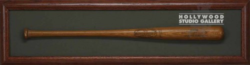 44X12 FRMD BASEBALL BAT/GRN/WD FRM