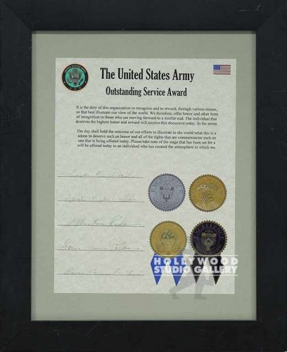 16X13 JJ/ ARMY/OUTSTANDING AWARD