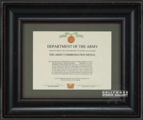 16X19 JJ/ARMY/COMMENDATION MEDAL