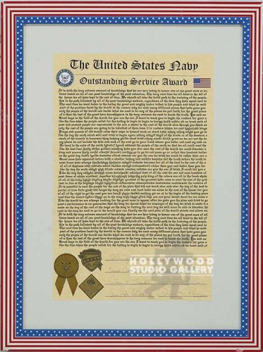 24X18 JJ/U.S FLAG FRM/CERTIFICATE/
