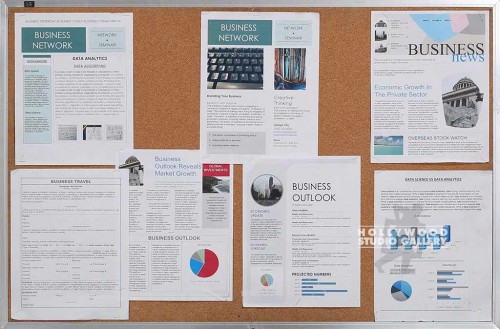 24X36 METAL FRAME BULLETIN BOARD