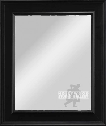 26X22 BLACK FRAMED MIRROR