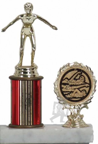 8" SWIMMING TROPHY