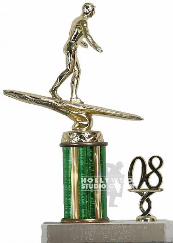 9" SURFING TROPHIE