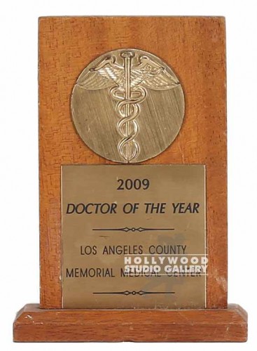 6" WOOD STANDING MEDICAL PLAQUE