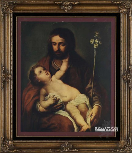 30x26 St. Joseph/baby Jesus-dark