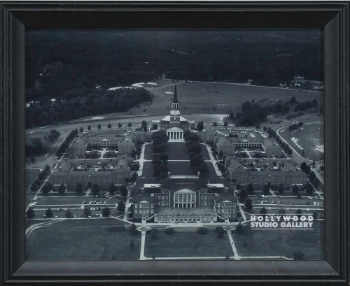 12X14 B/W AERIAL VIEW OF TOWN