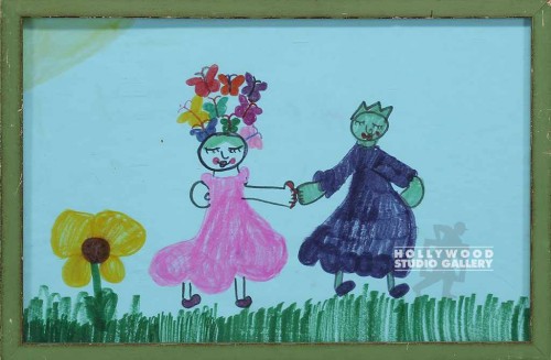 12X18KIDDIE DRWNG/PINK DRESS/FRIEND