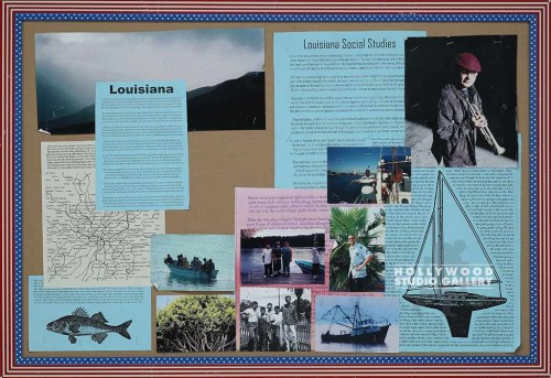 27X39 FLAG FRAME BULLETIN BOARD