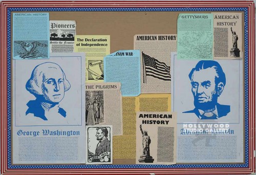27X39AMERICAN HISTORY B.BOARD/RWB_