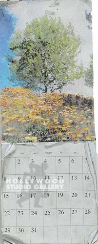 18X7 BIG GREEN TREE CALENDER