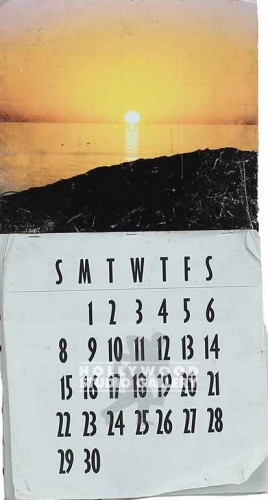 16X9 SUNSET CALENDER