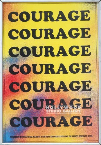 16X11 COURAGE WORDS