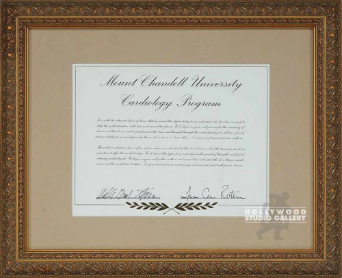 13X16 MNT. CHANDELL CARDIOLOGY/CERT