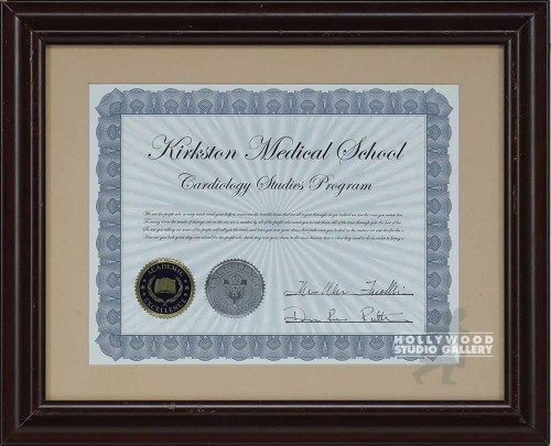 13X16 KIRKSTON MED. CERTF.