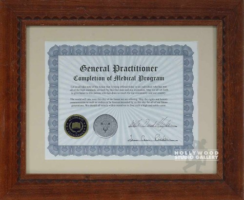 14X17 GENERAL PRACTITIONER CERTF
