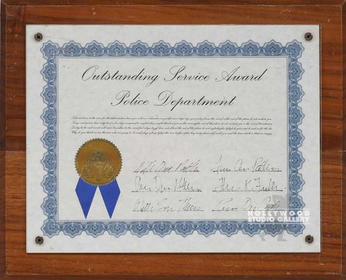 10X13 OUTSTANDING SERVICE PLAQUE