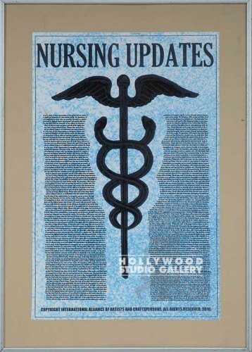 20X14 MED. PSTR/"NURSING UPDATES"