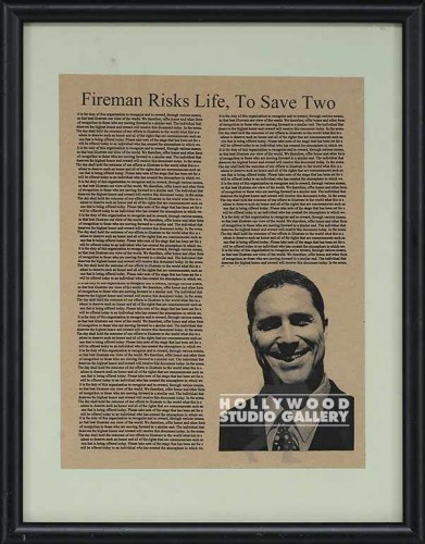 12X9 FIREMAN RISKS LIFE/ARTICLE