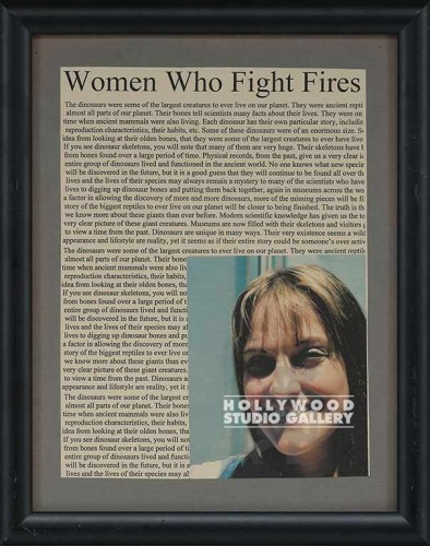 12X9 WOMEN WHO FIGHT FIRES/ARTICLE