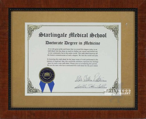 HBW 13X16 STARLINGALE/MEDICINE/CERT