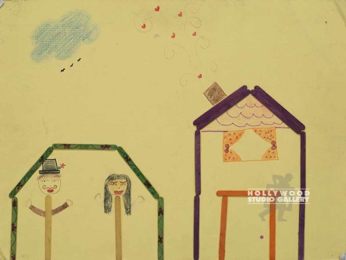 18X24 SONNY POPSICLE COUPLE/HOUSE