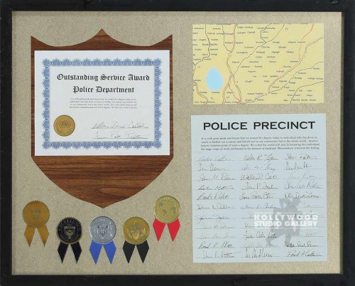 18X22 POLICE PRECINCT/BLK FRAME