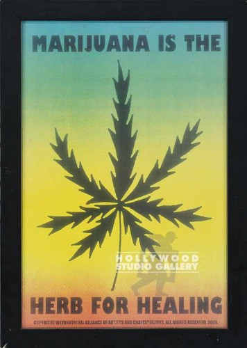 18X12 "MARIJUANA IS THE HERB"
