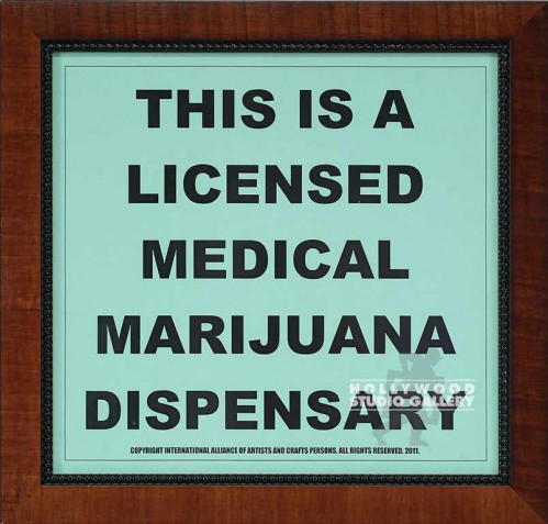 12X13"THIS IS A MEDCL MARIJUANA"