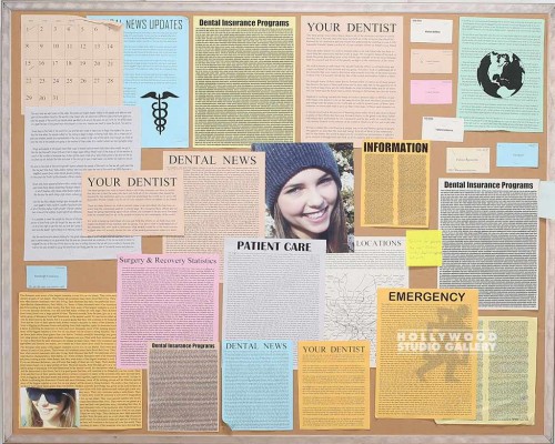3X4 DRESSED BULLETIN BOARD/MTL FRM
