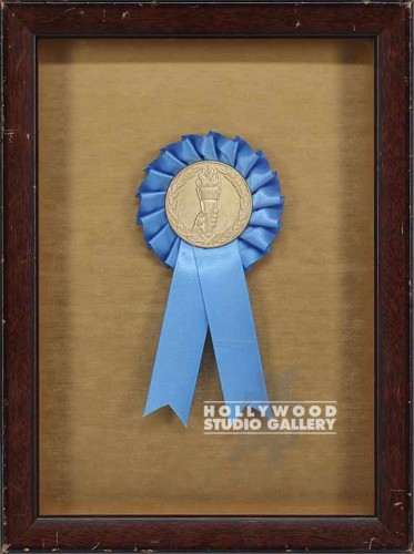 12X9  BROWN FRAME/BLUE RIBBON/