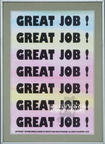 18X13 GREAT JOB WORDS