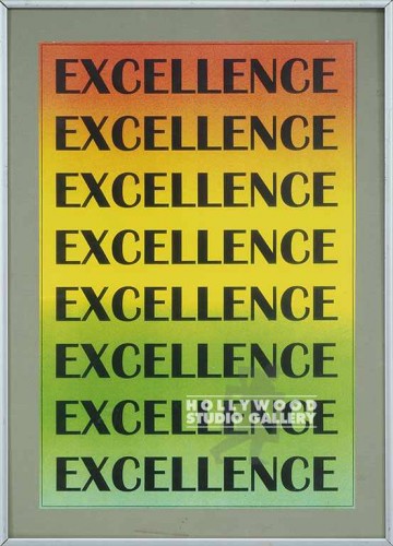 18X13 EXCELLENCE WORDS
