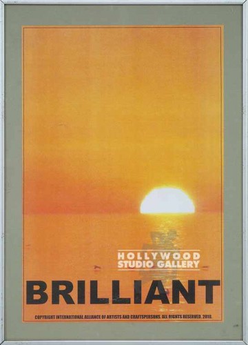 18X13 BRILLIANT MOTIV. POSTER/FRM