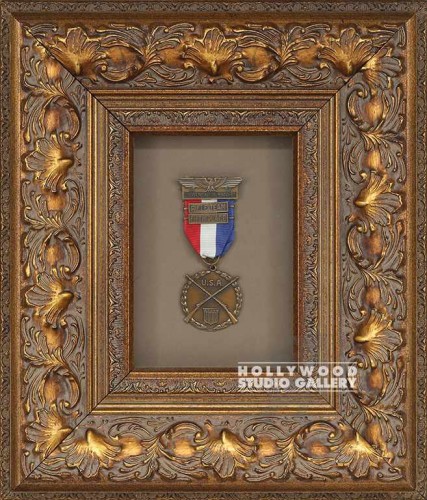 14X12 GOLD ORNATE FRAME/MEDAL