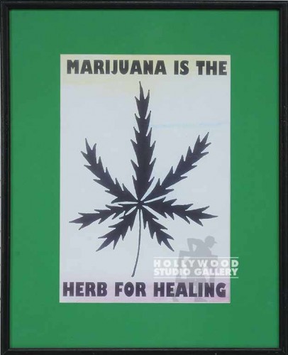 21X17BLK FRM/"MARIJUANA ISHEALING"