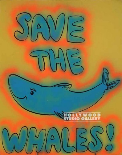 40X32 POSTER/ SAVE THE WHALES