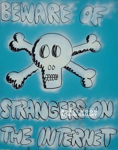 40X32 POSTER/BEWARE OFON THE NET