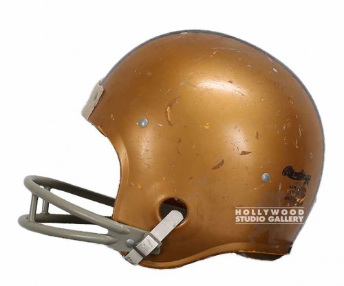 10x12``GOLD FOOTBALL HELMET