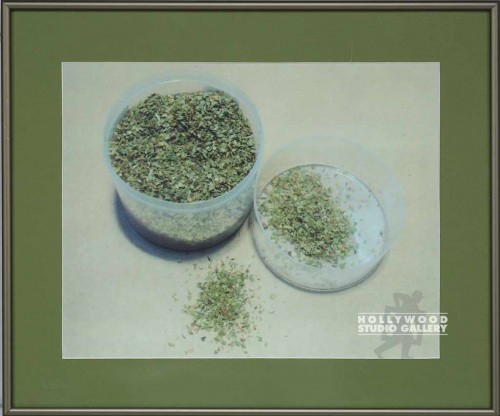 14X17 MTL FRM/MARIJUANA/CONTAINER
