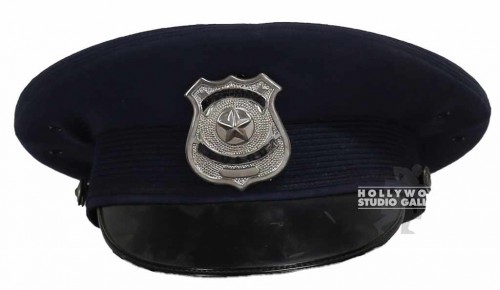 10" BLACK POLICE HAT